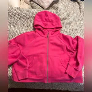 Like New Lululemon Full Zip Scuba in Sonic Pink size XL/XXL
